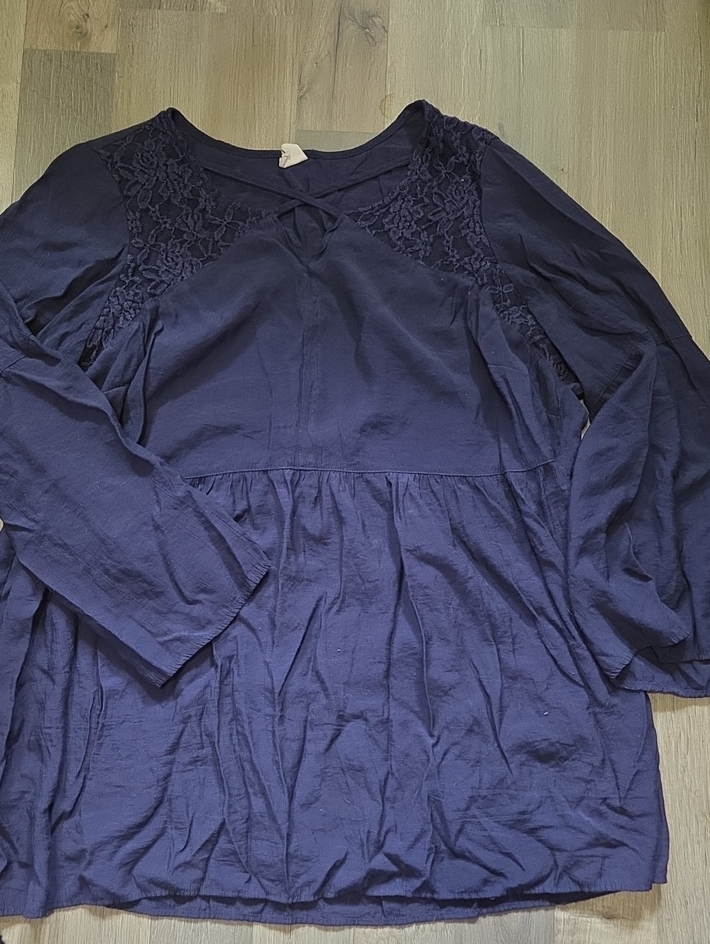 d. jeans Navy Crewneck Top/dress *AS IS*